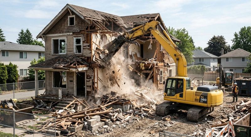 Home Demolition Service in Roseville, CA